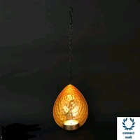 Hanging Sconce Tea Light Candle Holder For Home Decoration - Metal, Tea Light Candle Hoder, Pack of1